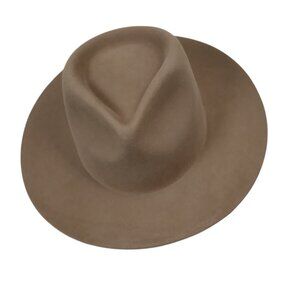 Gigi Pip | Zephyr Rancher Felt Hat Brown New Australian Wool